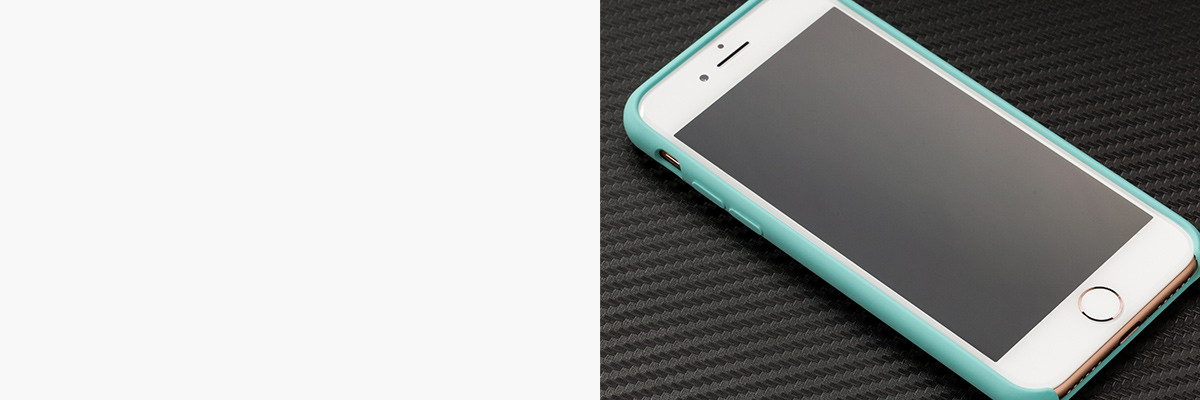 Dopasowane i podniesione krawędzie etui silkyCase na Apple iPhone 8