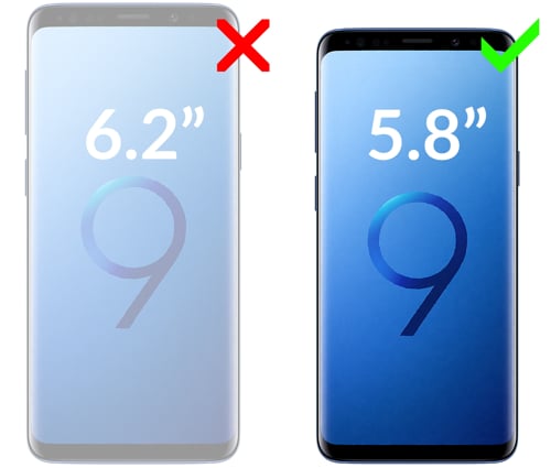Kompatybilność etui flipSide S z telefonem Samsung Galaxy S9 (5.8 Skórzane etui moVear flipSide S pasuje do telefonu Samsung Galaxy S9 (5.8