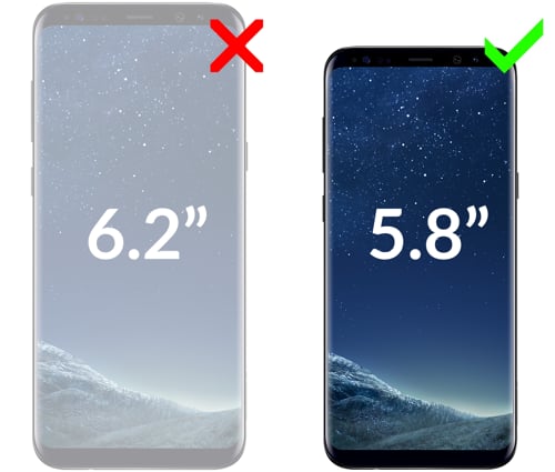 Kompatybilność etui flipSide S+ z telefonem Samsung Galaxy S8 (5.8
