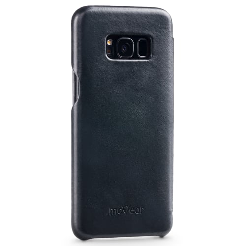 moVear flipSide S | Łatwa rozmowa przy zamkniętej klapce pokrowca na Samsung S8+ (6.2 moVear flipSide S | Wycięcie na głośnik w klapce pokrowca do Samsung S8+ (6.2