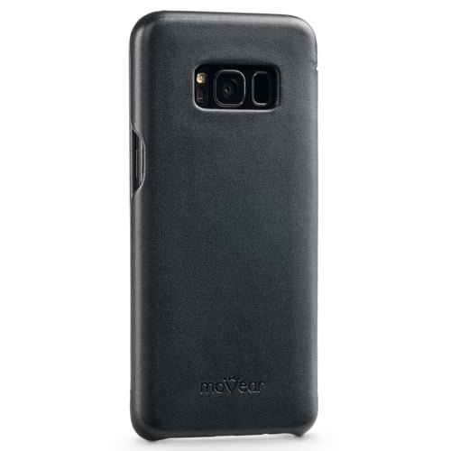 moVear flipSide S | Łatwa rozmowa przy zamkniętej klapce pokrowca na Samsung Galaxy S8+ (G955) moVear flipSide S | Wycięcie na głośnik w klapce pokrowca do Samsung Galaxy S8+ (G955)