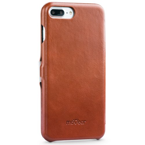 moVear flipSide C | Łatwa rozmowa przy zamkniętej klapce pokrowca na iPhone 8 Plus / 7 Plus (5.5 moVear flipSide C | Wycięcie na głośnik w klapce etui na iPhone 8 Plus / 7 Plus (5.5