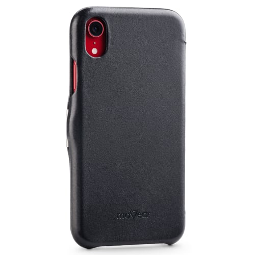 moVear flipSide C | Łatwa rozmowa przy zamkniętej klapce pokrowca na Apple iPhone Xr (6.1 moVear flipSide C | Wycięcie na głośnik w klapce etui na Apple iPhone Xr (6.1