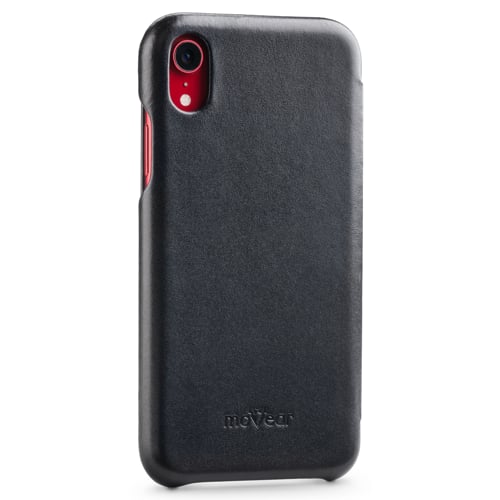 moVear flipSide S | Łatwa rozmowa przy zamkniętej klapce pokrowca na Apple iPhone Xr (6.1 moVear flipSide S | Wycięcie na głośnik w klapce pokrowca do Apple iPhone Xr (6.1