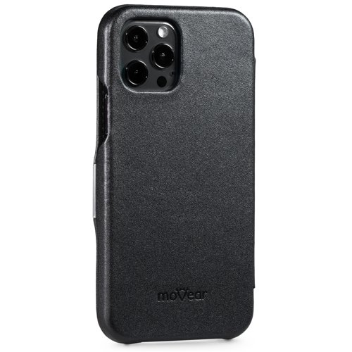 moVear flipSide C | Łatwa rozmowa przy zamkniętej klapce pokrowca na iPhone 12 Pro / 12 (6.1 moVear flipSide C | Wycięcie na głośnik w klapce etui na iPhone 12 Pro / 12 (6.1