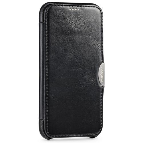 moVear flipSide C | Magnetyczny klips przytrzymuje klapkę etui bliżej ekranu Apple iPhone 11 (6.1 moVear flipSide C | Metalowy klips i magnetyczne zapięcie klapki etui do Apple iPhone 11 (6.1