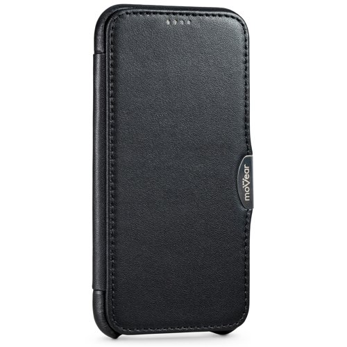 moVear flipSide C | Magnetyczny klips przytrzymuje klapkę etui bliżej ekranu Apple iPhone 11 Pro Max (6.5 moVear flipSide C | Metalowy klips i magnetyczne zapięcie klapki etui do Apple iPhone 11 Pro Max (6.5