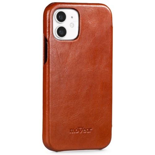 moVear flipSide S | Łatwa rozmowa przy zamkniętej klapce pokrowca na iPhone 12 Mini (5.4 moVear flipSide S | Wycięcie na głośnik w klapce pokrowca do iPhone 12 Mini (5.4