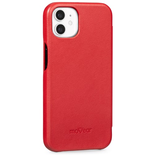 moVear flipSide S | Łatwa rozmowa przy zamkniętej klapce pokrowca na Apple iPhone 12 Mini (5.4 moVear flipSide S | Wycięcie na głośnik w klapce pokrowca do Apple iPhone 12 Mini (5.4