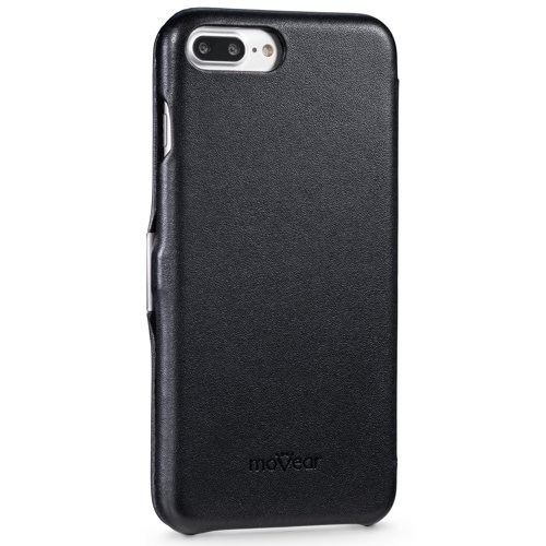 moVear flipSide C | Łatwa rozmowa przy zamkniętej klapce pokrowca na iPhone 8 Plus / 7 Plus (5.5 moVear flipSide C | Wycięcie na głośnik w klapce etui na iPhone 8 Plus / 7 Plus (5.5