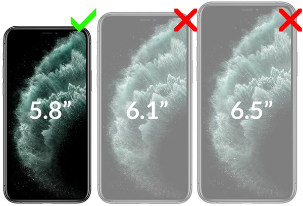 Kompatybilność etui flipSide S z telefonem Apple iPhone 11 Pro (5.8 Skórzane etui moVear flipSide S pasuje do telefonu Apple iPhone 11 Pro (5.8