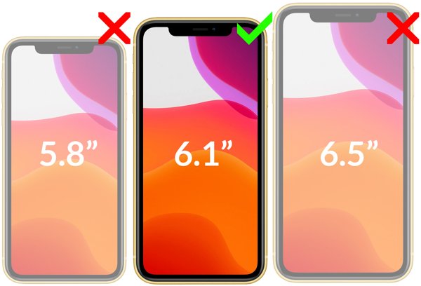 Kompatybilność etui flipSide S z telefonem Apple iPhone 11 (6.1 Skórzane etui moVear flipSide S pasuje do telefonu Apple iPhone 11 (6.1