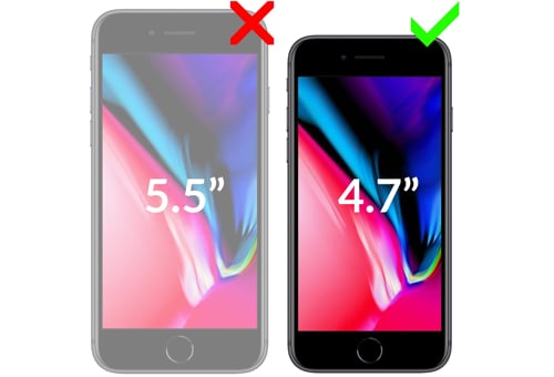 Kompatybilność etui flipSide C z telefonem Apple iPhone SE 2022 (4.7 Skórzane etui moVear flipSide C pasuje do telefonu Apple iPhone SE 2022 (4.7