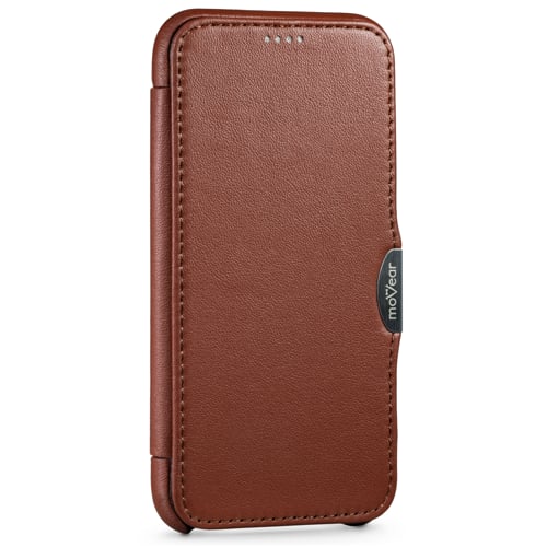 moVear flipSide C | Magnetyczny klips przytrzymuje klapkę etui bliżej ekranu Apple iPhone 11 Pro (5.8 moVear flipSide C | Metalowy klips i magnetyczne zapięcie klapki etui do Apple iPhone 11 Pro (5.8