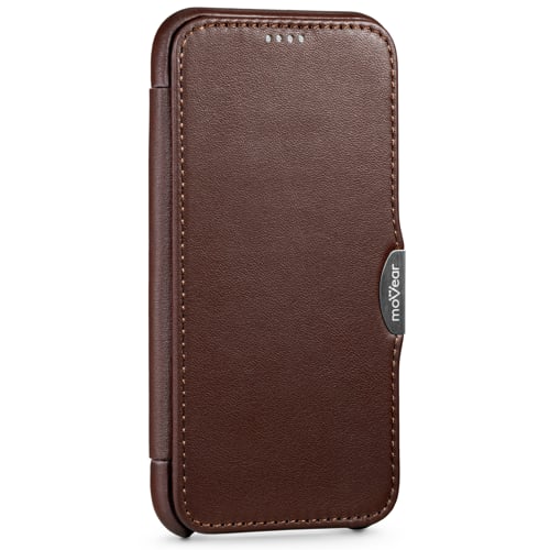 moVear flipSide C | Magnetyczny klips przytrzymuje klapkę etui bliżej ekranu Apple iPhone 11 Pro moVear flipSide C | Metalowy klips i magnetyczne zapięcie klapki etui do Apple iPhone 11 Pro