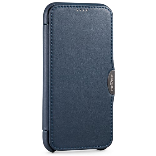 moVear flipSide C | Magnetyczny klips przytrzymuje klapkę etui bliżej ekranu Apple iPhone 11 (6.1 moVear flipSide C | Metalowy klips i magnetyczne zapięcie klapki etui do Apple iPhone 11 (6.1