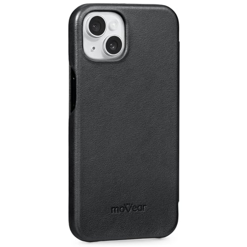 moVear flipSide S | Swobodny dostęp do gniazd i przycisków w Etui do Apple iPhone 13 Mini (5.4 moVear flipSide S | Swobodny dostęp do gniazd i przycisków w skórzanym etui do Apple iPhone 13 Mini (5.4