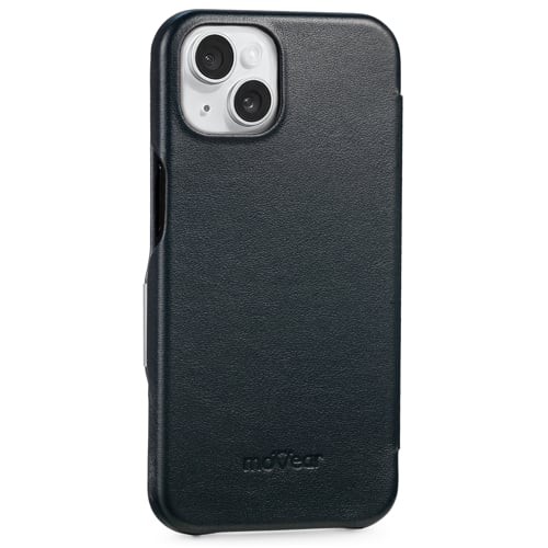 moVear flipSide S | Swobodny dostęp do gniazd i przycisków w Etui do iPhone 13 Mini (5.4 moVear flipSide S | Swobodny dostęp do gniazd i przycisków w skórzanym etui do iPhone 13 Mini (5.4
