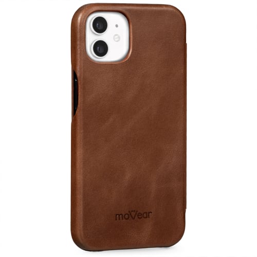 moVear flipSide S | Łatwa rozmowa przy zamkniętej klapce pokrowca na iPhone 12 Mini moVear flipSide S | Wycięcie na głośnik w klapce pokrowca do iPhone 12 Mini