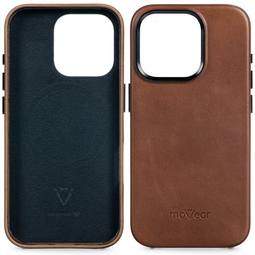 moVear backCover 4S | Miękkie wnętrze etui z czarnej mikrofibry chroni telefon iPhone 15 Pro moVear backCover 4S | Miękkie wnętrze z czarnej mikrofibry chroni iPhone 15 Pro