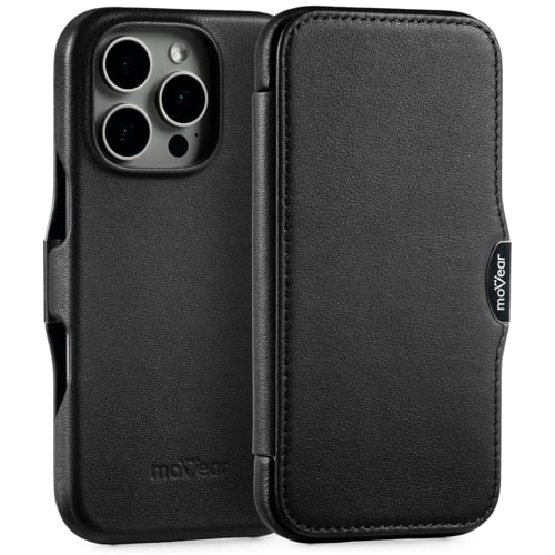 moVear flipSide 4C | Precyzyjne wykonanie i szycie etui na iPhone 16 Pro moVear flipSide 4C | Precyzyjnie szyty pokrowiec do iPhone 16 Pro