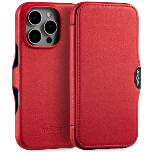 moVear flipSide 4C | Precyzyjne wykonanie i szycie etui na iPhone 16 Pro moVear flipSide 4C | Precyzyjnie szyty pokrowiec do iPhone 16 Pro
