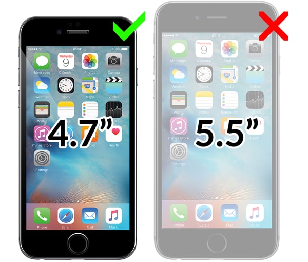 Kompatybilność etui flipSide C z telefonem Apple iPhone 6 (4.7 Skórzane etui moVear flipSide C pasuje do telefonu Apple iPhone 6 (4.7