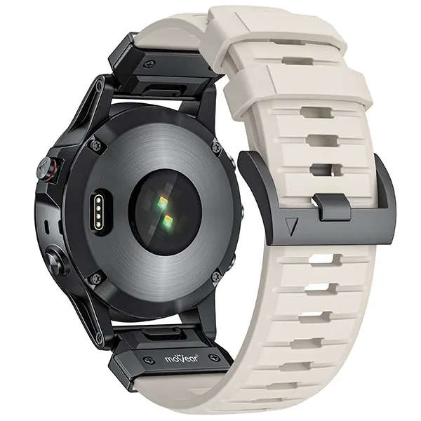 Szybki montaż ekskluzywnego paska moVear FKM Extreme do Garmin QuickFit 22mm