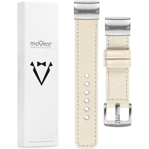 What is included in the package: leather strap moVear Prestige C1 with fastening [MODEL_RZĄDZENIA] for Fenix / Instinct - 43/42/40mm 