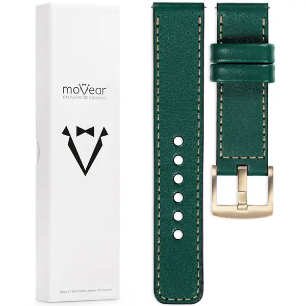 Contents of the moVear for Huawei Watch GT 5 4 (41mm) What is included in the original packaging of the strap for the watch / smartwatch - moVear Prestige 18mm for Huawei Watch GT 5 4 / Pro (42/41mm)