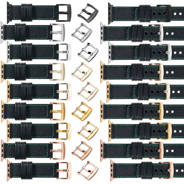 Pasek moVear Prestige C1 dla Apple Watch 10 9 8 7 6 5 4 3 2 1 SE (42/41/40/38mm) możesz wybrać z klamrą i adapterem w jednym z wielu kolorów. Polskiej produkcji paski moVear Prestige C1 22mm do Apple Watch 10 / 9 / 8 / 7 / 6 / 5 / 4 / SE (42/41/40mm) to również możliwość personalizacji koloru klamry / sprzączki / adaptera.