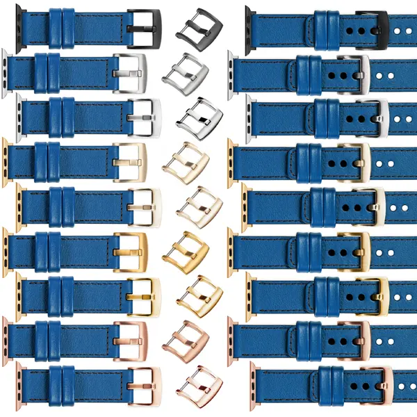 Pasek moVear Prestige C1 dla Apple Watch 42/41/40mm (series 10-1) możesz wybrać z klamrą i adapterem w jednym z wielu kolorów. Polskiej produkcji paski moVear Prestige C1 22mm do Apple Watch 10 / 9 / 8 / 7 / 6 / 5 / 4 / SE (42/41/40mm) to również możliwość personalizacji koloru klamry / sprzączki / adaptera.