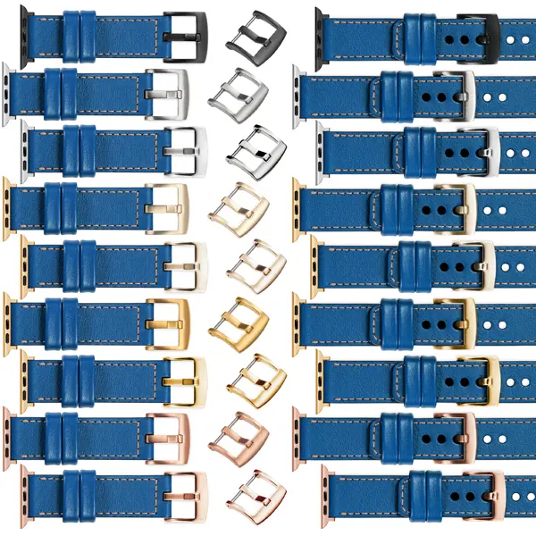 You can choose moVear Prestige C1 for Apple Watch 10 9 8 7 6 5 4 @ SE (42/41/40/38mm) with a buckle and an adapter in one of many colors. Polish production of moVear belts Prestige C1 22mm to Apple Watch 10 / 9 / 8 / 7 / 6 / 5 / 4 / SE (42/41/40mm) it is also possible to personalize the color of the buckle / adapter.