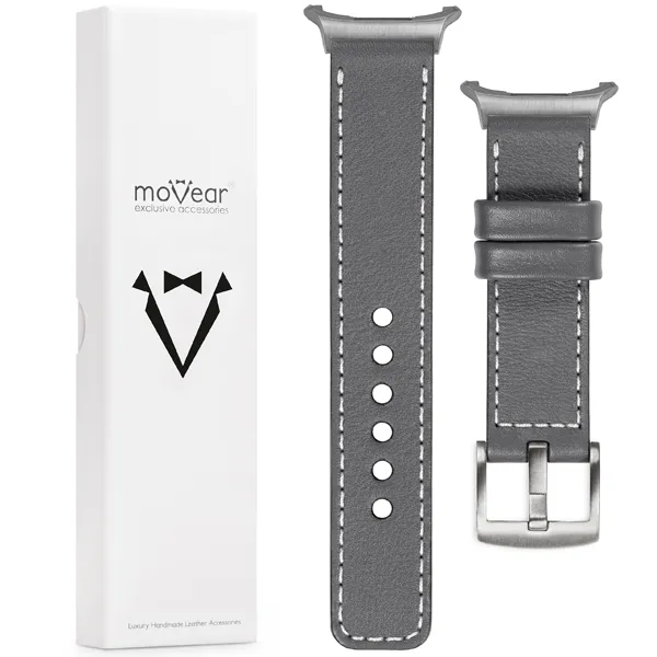 Zawartość zestawu moVear do Samsung Galaxy Watch Ultra Co zawiera oryginalne opakowanie paska do zegarka / smartwatcha - moVear Prestige 24mm do Samsung Galaxy Watch Ultra