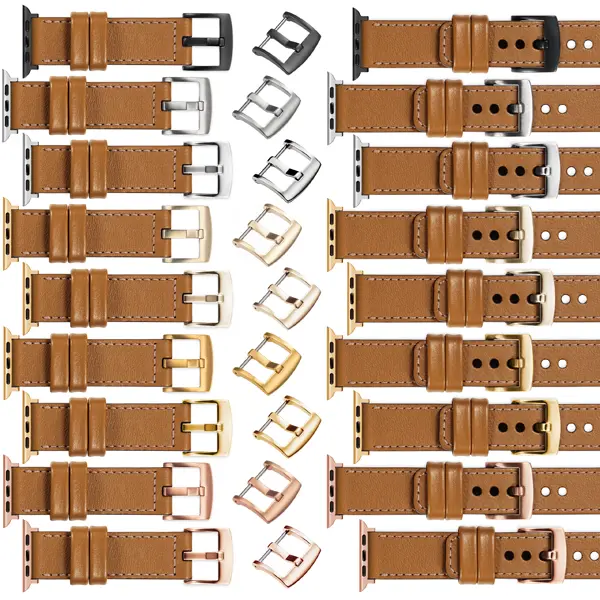 Pasek moVear Prestige C1 dla Apple Watch 10 / 9 / 8 / 7 / 6 / 5 / 4 / SE (46/45/44mm) & Ultra (49mm) możesz wybrać z klamrą i adapterem w jednym z wielu kolorów. Polskiej produkcji paski moVear Prestige C1 20mm do Apple Watch 10 / 9 / 8 / 7 / 6 / 5 / 4 / SE (46/45/44mm) & Ultra (49mm) to również możliwość personalizacji koloru klamry / sprzączki / adaptera.