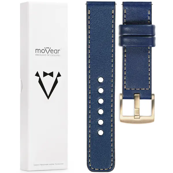 Contents of the moVear for Huawei Watch GT 5 4 (41mm) What is included in the original packaging of the strap for the watch / smartwatch - moVear Prestige 18mm for Huawei Watch GT 5 4 / Pro (42/41mm)