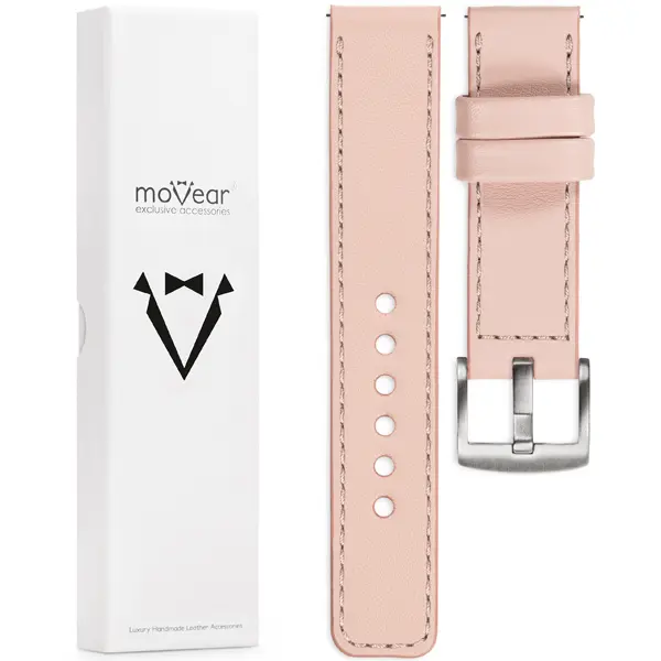 Contents of the moVear for Huawei Watch 5 4 3 2 & GT / Pro / Ultimate (48/46mm) What is included in the original packaging of the strap for the watch / smartwatch - moVear Prestige 22mm for Huawei Watch 5 4 3 2 & GT / Pro / Ultimate (48/46mm)