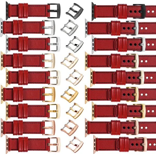 Pasek moVear Prestige C1 dla Apple Watch 42/41/40mm (series 10-1) możesz wybrać z klamrą i adapterem w jednym z wielu kolorów. Polskiej produkcji paski moVear Prestige C1 20mm do Apple Watch 10 / 9 / 8 / 7 / 6 / 5 / 4 / SE (42/41/40mm) to również możliwość personalizacji koloru klamry / sprzączki / adaptera.