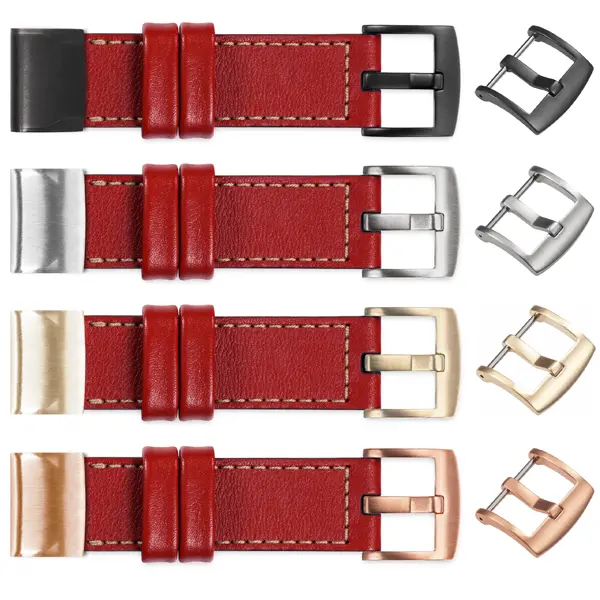 You can choose moVear Prestige C1 for Fenix / Instinct - 43/42/40mm with a buckle and an adapter in one of many colors. Polish production of premium leather moVear Prestige C1 straps for Garmin QuickFit 20mm it is also possible to personalize the color of the buckle / buckle / adapter.