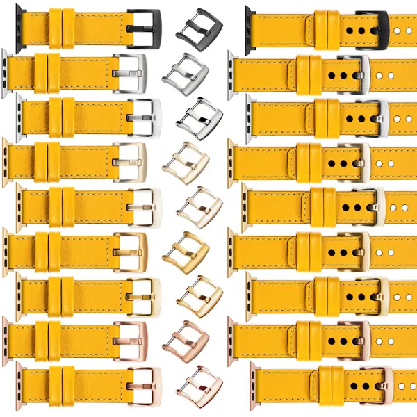 Pasek moVear Prestige C1 dla Apple Watch 10 / 9 / 8 / 7 / 6 / 5 / 4 / SE (42/41/40mm) & 3 / 2 / 1 (38mm) możesz wybrać z klamrą i adapterem w jednym z wielu kolorów. Polskiej produkcji paski moVear Prestige C1 20mm do Apple Watch 10 / 9 / 8 / 7 / 6 / 5 / 4 / SE (42/41/40mm) to również możliwość personalizacji koloru klamry / sprzączki / adaptera.