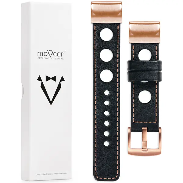 Co zawiera opakowanie skórzany paska moVear Prestige R1 z mocowaniem [MODEL_RZĄDZENIA] do Fenix / Instinct - 43/42/40mm 