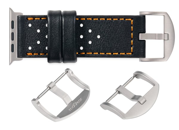 Pasek moVear Prestige R2T dla Apple Watch Ultra 49mm możesz wybrać z klamrą i adapterem w jednym z wielu kolorów. Polskiej produkcji paski moVear Prestige R2T 26mm do Apple Watch Ultra 49mm to wyjątkowy produkt z Tytanową klamrą i adapterem.