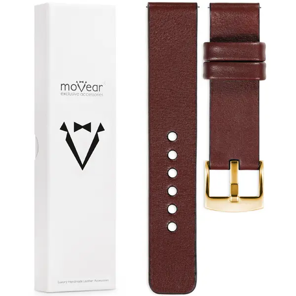 Zawartość zestawu moVear do zegarka Co zawiera oryginalne opakowanie paska do zegarka / smartwatcha - moVear Prestige 26mm do zegarka