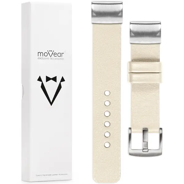 What is included in the package: leather strap moVear Prestige S1 with fastening [MODEL_RZĄDZENIA] for Fenix / Epix / Quatix / Tactix / Enduro - 51mm 