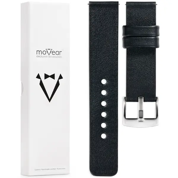 Zawartość zestawu moVear do zegarka / smartwatcha Co zawiera oryginalne opakowanie paska do zegarka / smartwatcha - moVear Prestige 24mm do zegarka / smartwatcha