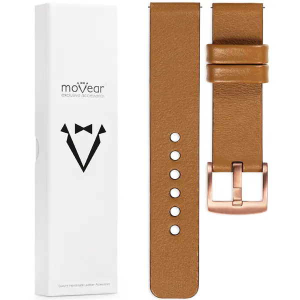 Zawartość zestawu moVear do Garmin Vivoactive 4S (40mm), Venu 2S (40mm), Vívomove 3S (39mm) Co zawiera oryginalne opakowanie paska do zegarka / smartwatcha - moVear Prestige 18mm do Garmin Vivoactive 4S (40mm), Venu 2S (40mm), Vívomove 3S (39mm)