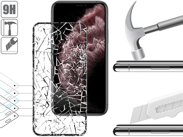 Budowa i wytrzymałość szkła hartowanego moVear GLASS mSHIELD 3D PRO MATT na Apple iPhone 11 Pro Max / Xs MAX (6.5 Wytrzymałe szkło moVear GLASS mSHIELD 3D PRO MATT ochroni ekran Twojego Apple iPhone 11 Pro Max / Xs MAX (6.5