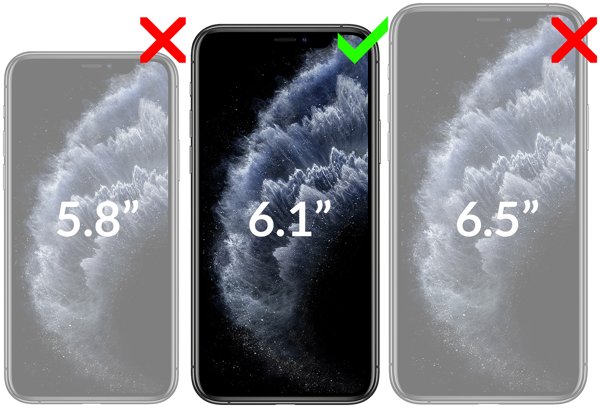 Kompatybilność szkła hartowanego moVear GLASS mSHIELD 2.5D MATT na iPhone 11 Pro / iPhone Xs / X Obrazek prezentujący kompatybilność szkła hartowanego moVear GLASS mSHIELD 2.5D MATT na iPhone 11 Pro / iPhone Xs / X. Aby uniknąć pomyłek przy zakupie, zwróć uwagę na dokładny model swojego telefonu.