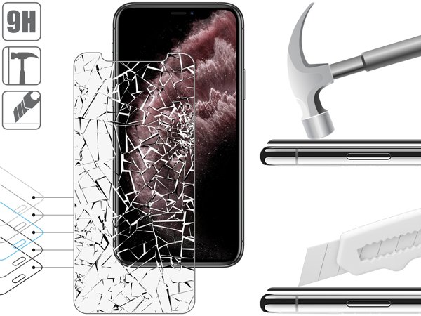 Budowa i wytrzymałość szkła hartowanego moVear GLASS mSHIELD 2.5D MATT na Apple iPhone 11 Pro Max / Xs MAX (6.5 Wytrzymałe szkło moVear GLASS mSHIELD 2.5D MATT ochroni ekran Twojego Apple iPhone 11 Pro Max / Xs MAX (6.5