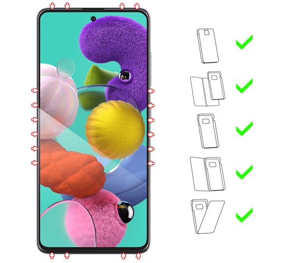 Do jakich typów etui pasuje moVear GLASS mSHIELD 3D PRO-E na Galaxy S10 Lite moVear GLASS mSHIELD 3D PRO-E na Samsung S10 Lite (6.7
